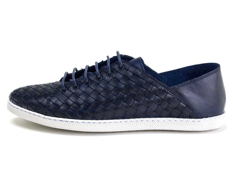 Stefano Gamba Intrecciato navy STEFANO GAMBA 2451 INTRECCIO BRAID CALF BLUE