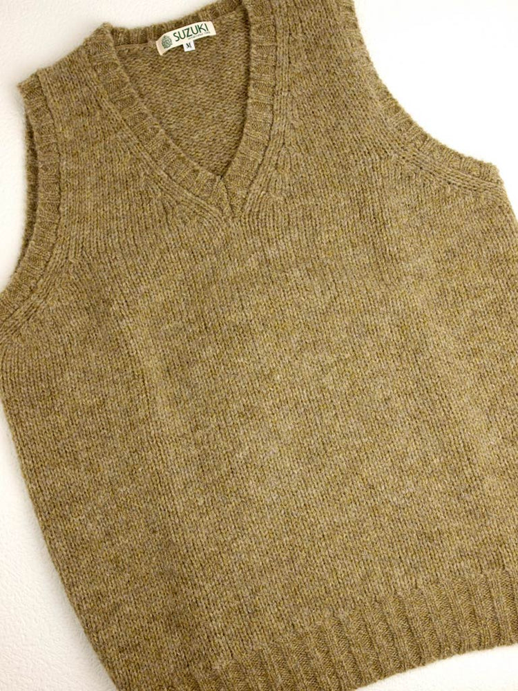 SUZUKI Original SZ02 Shetland V-Neck Vest
