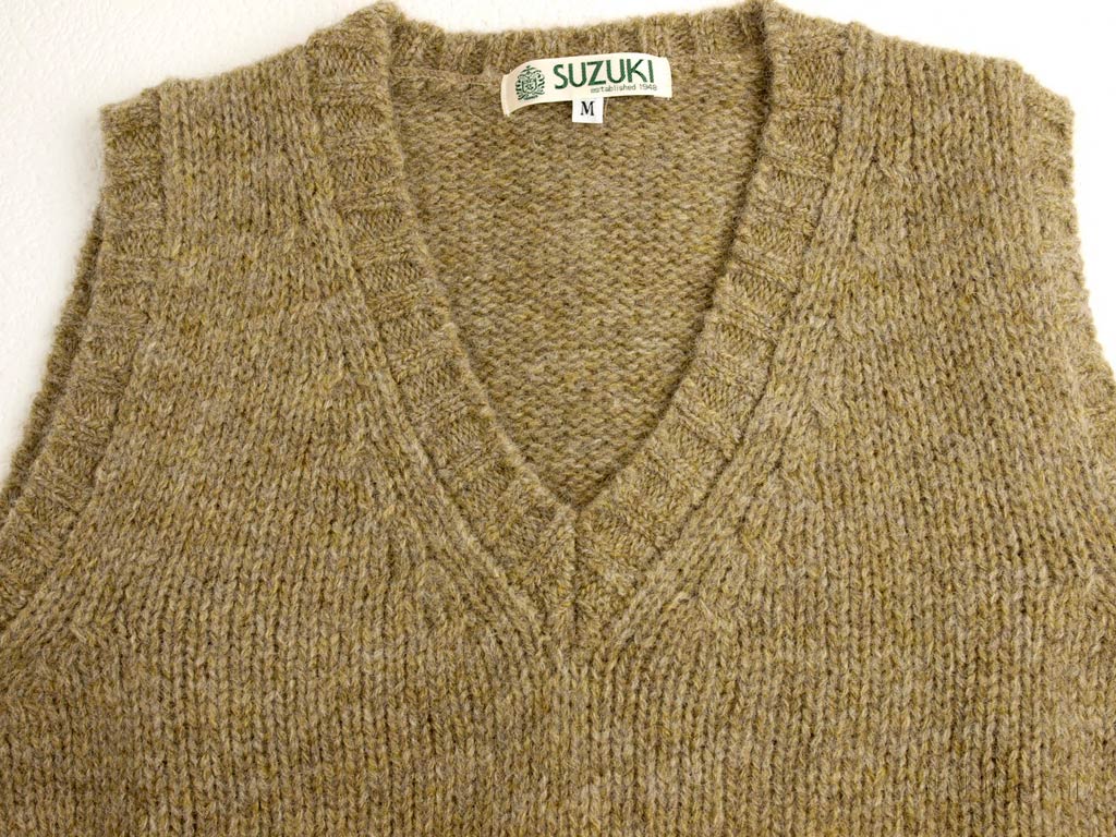 SUZUKI Original SZ02 Shetland V-Neck Vest