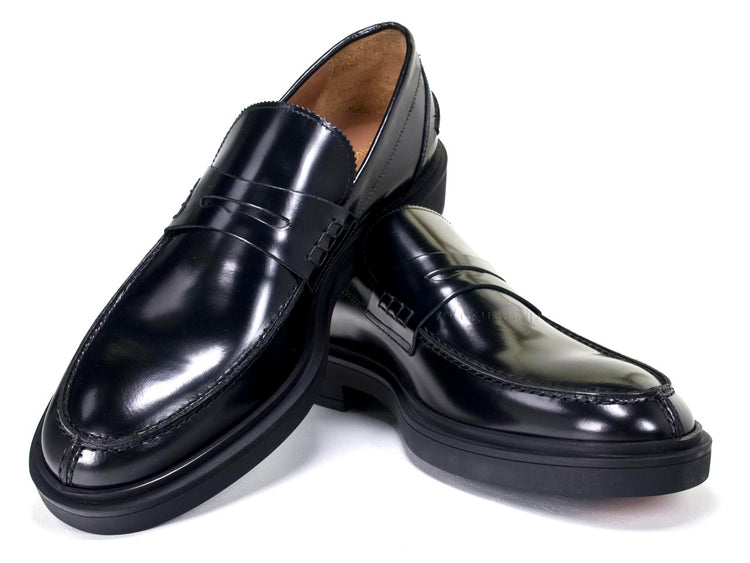 Dino Draghi R1 loafer Dino Draghi R1 SPAZZOLATO NERO