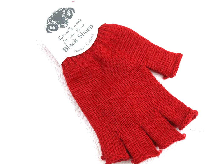 ブラックシープ オープングローブ BLACK SHEEP FMITT （指無し）red