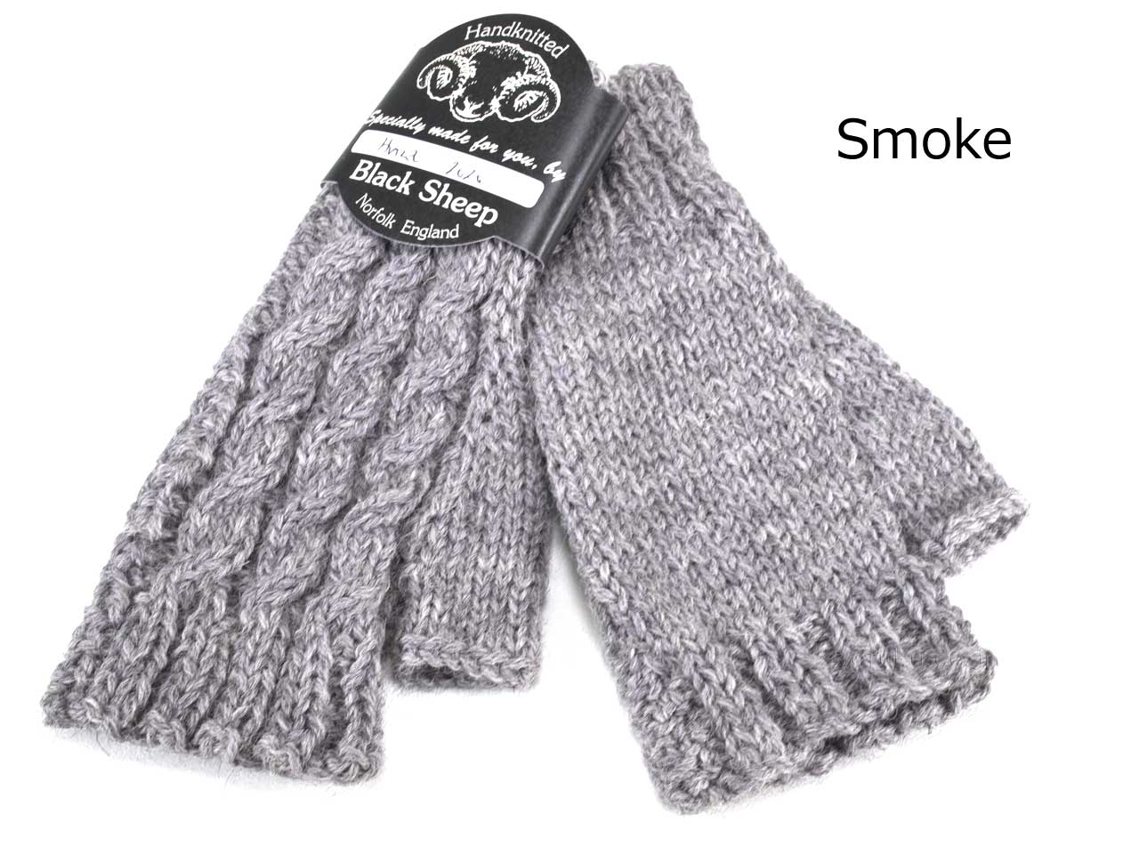 ブラックシープ フィンガーレス ミトン BLACK SHEEP CFM08A（手編み指無しミトン）smk