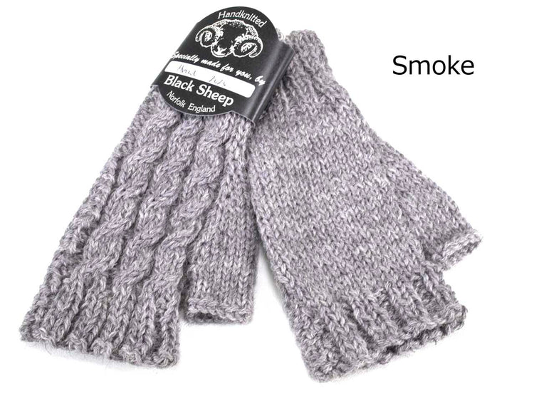 ブラックシープ フィンガーレス ミトン BLACK SHEEP CFM08A（手編み指無しミトン）smk