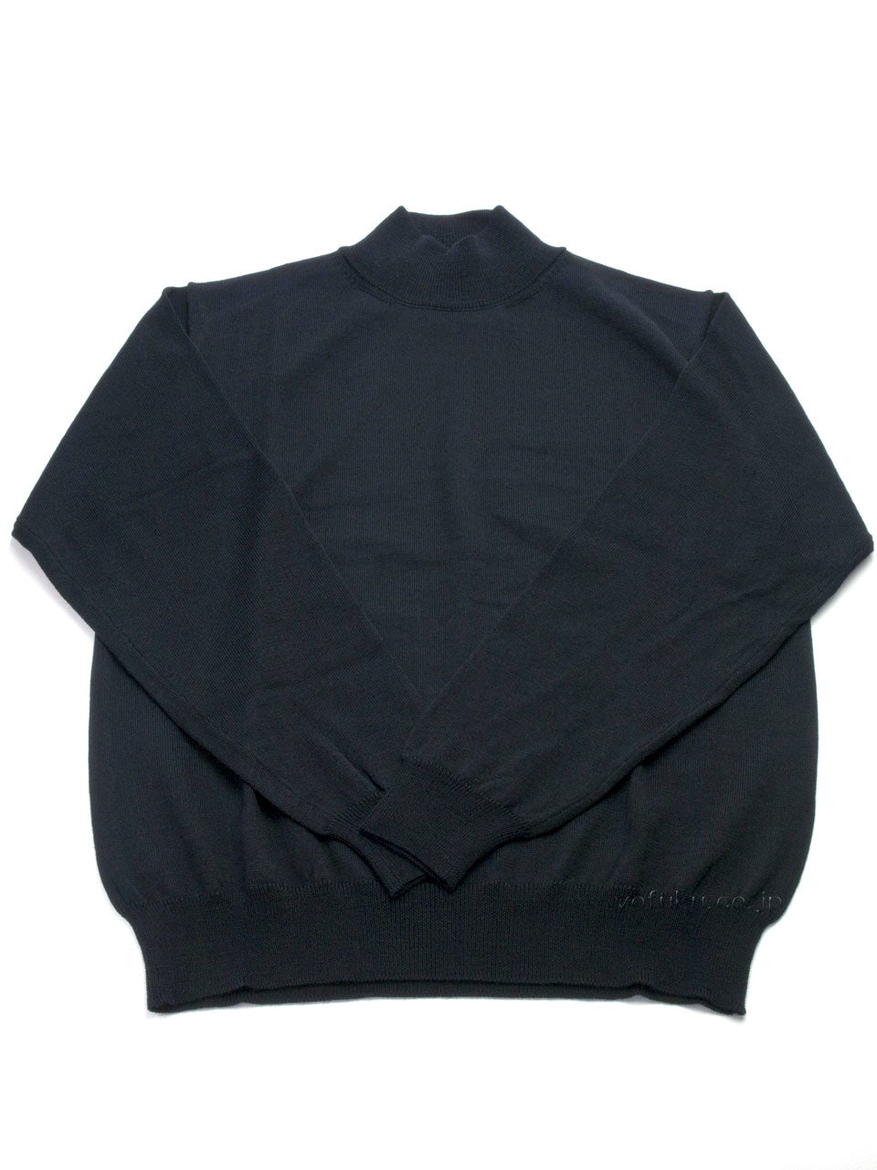 SUZUKIオリジナル SZ03 スーパーエキストラファインメリノ ハイネック セーター ブラック