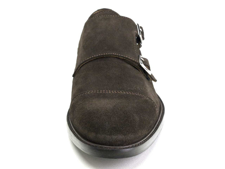 Dino Draghi 700 Suede Double Monk Dino Draghi 700 CAMOSCIO T.MORO DOUBLE MONKSTRAP