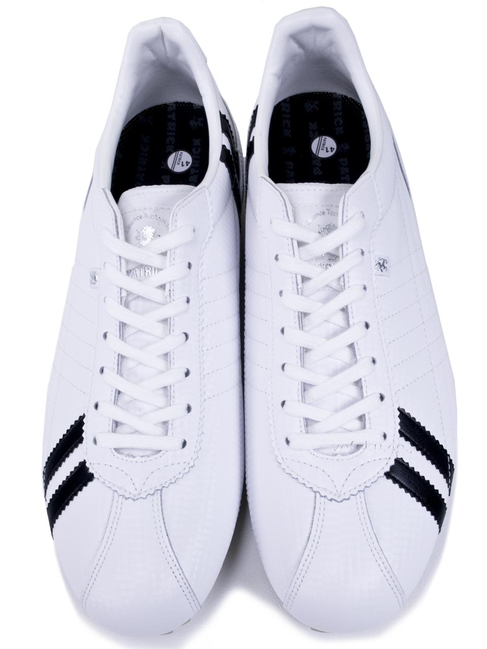 Patrick Sully Leather White/Black PATRICK SULLY L.WBK 262100