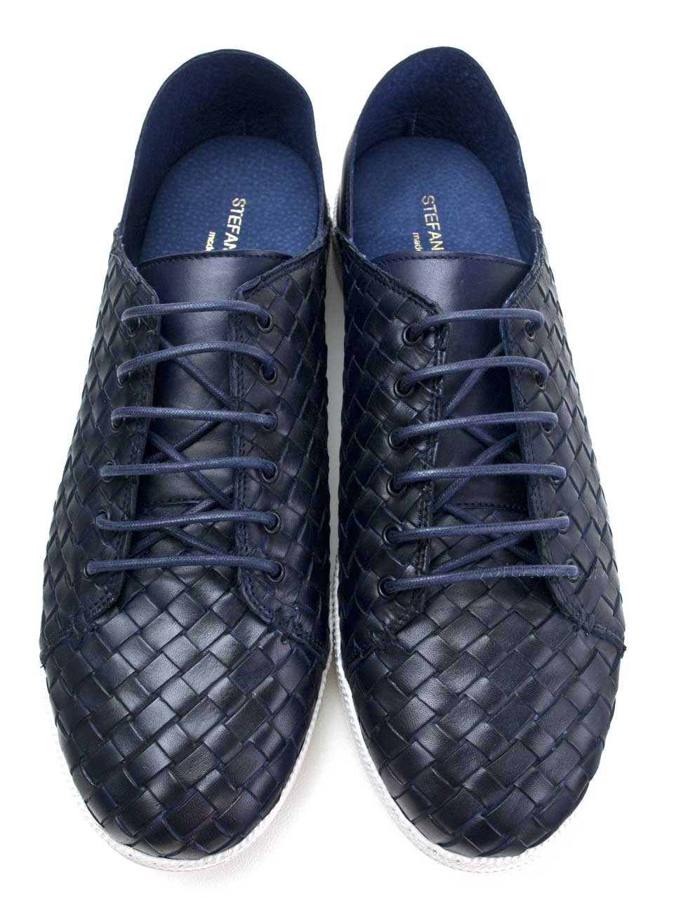 Stefano Gamba Intrecciato navy STEFANO GAMBA 2451 INTRECCIO BRAID CALF BLUE