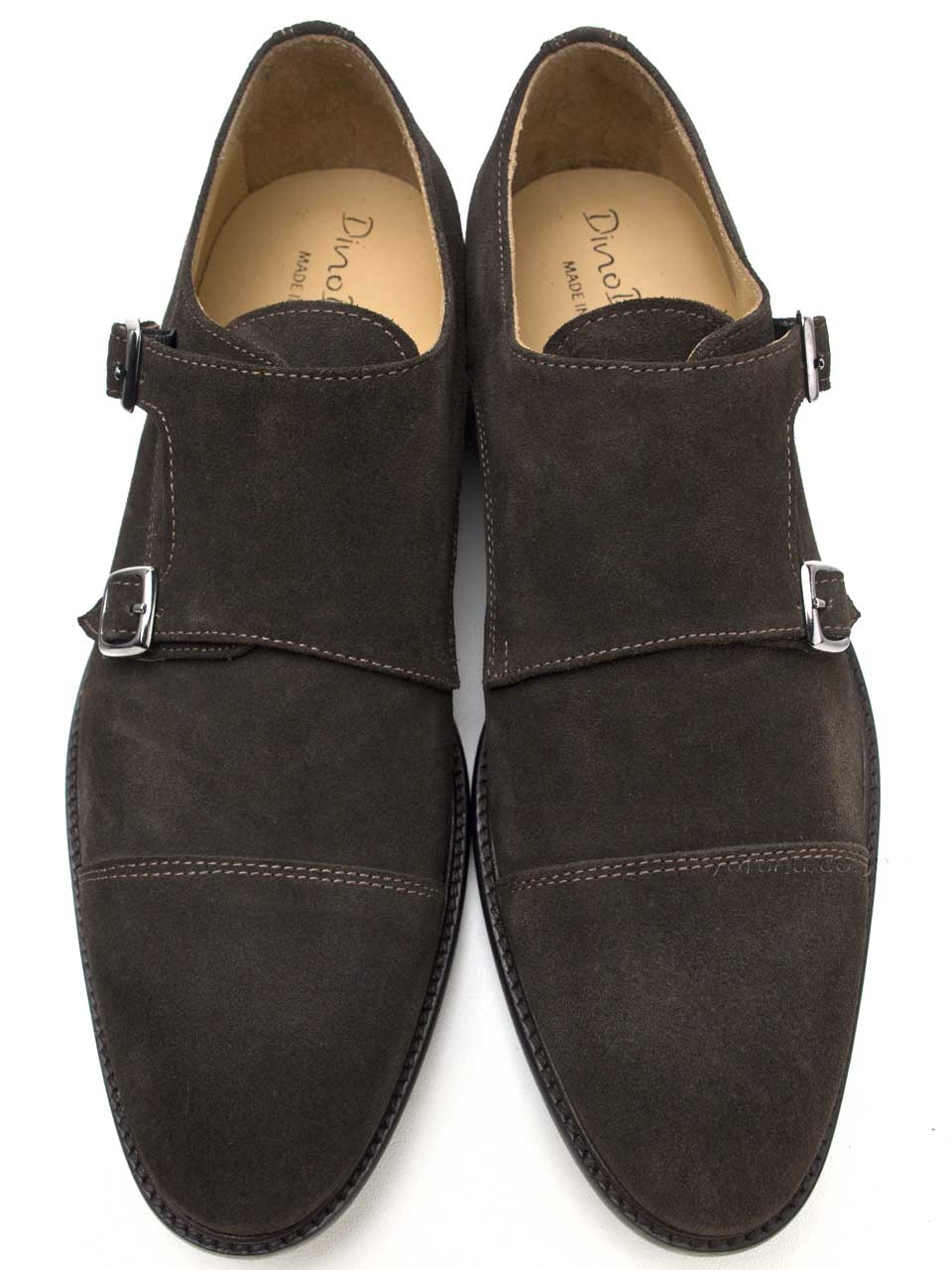 Dino Draghi 700 Suede Double Monk Dino Draghi 700 CAMOSCIO T.MORO DOUBLE MONKSTRAP